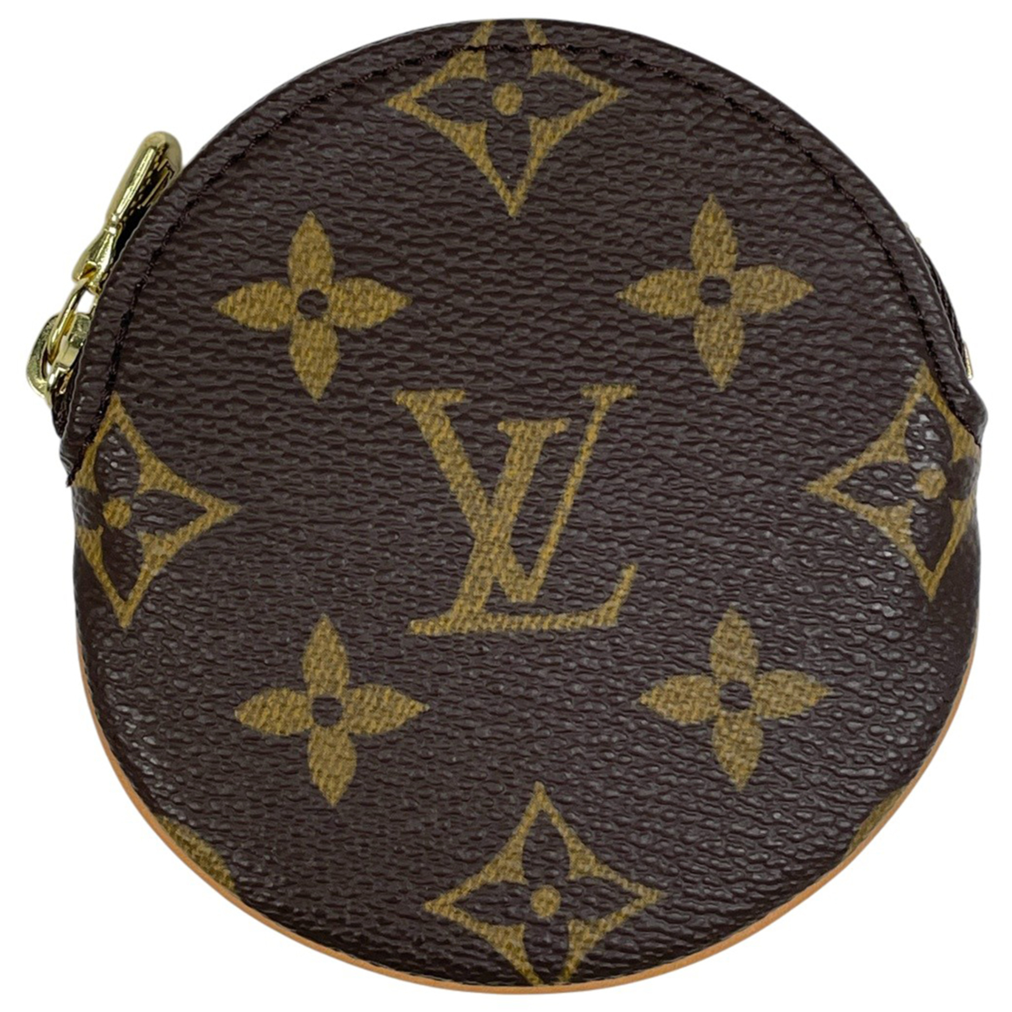 Louis Vuitton Porte Monnaie Long Wallet/Coin Case, Monogram Brown, M61926, Wo...